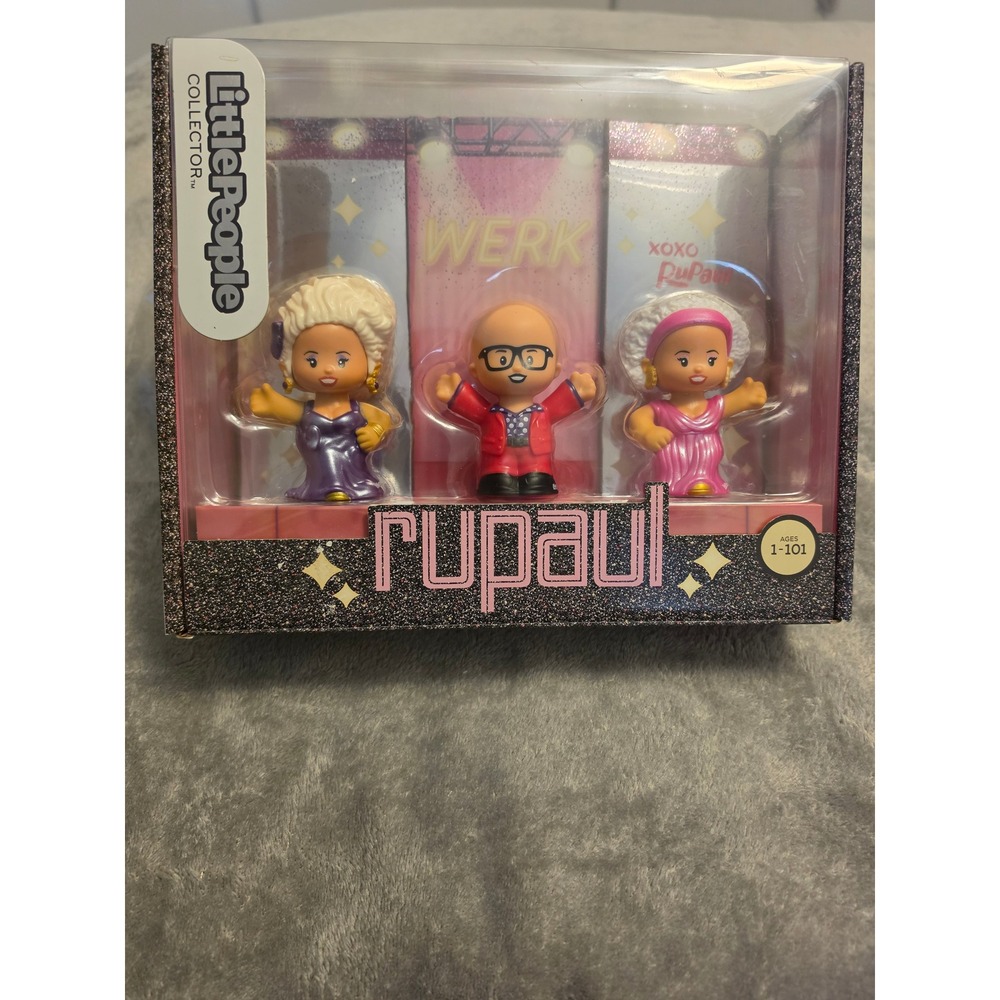 Fisher-Price Little People Collector RuPaul Special Edition 3 Figure Set